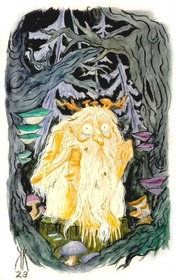 Leshy in the Dark Forest