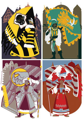 The Four Contradas of Marlinko
